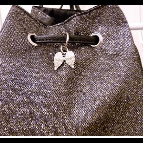 Victoria’s Secret Glitter Drawstring Bag - Picture 2 of 3